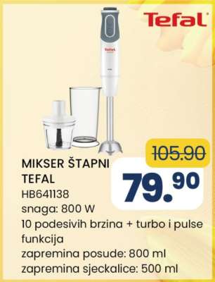 MIKSER ŠTAPNI TEFAL