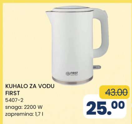 KUHALO ZA VODU FIRST