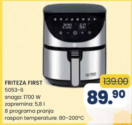 FRITEZA FIRST