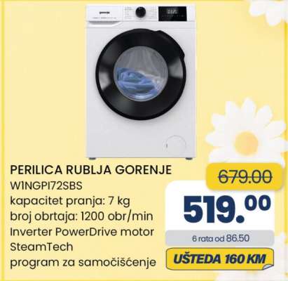 PERILICA RUBLJA GORENJE