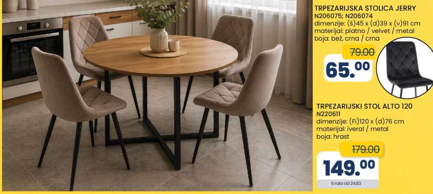 TRPEZARIJSKA STOLICA JERRY