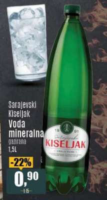 Sarajevski Kiseljak Voda mineralna gazirana