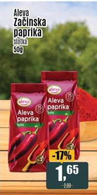 Aleva Začinska paprika