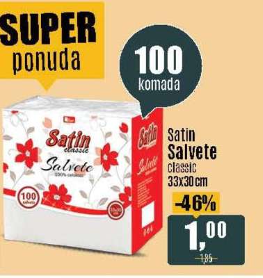 Satin Salvete