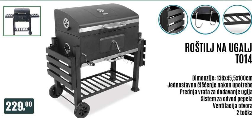 Roštilj na ugalj T014