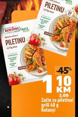 Začin za piletinu/grill 40 g Kotanyi