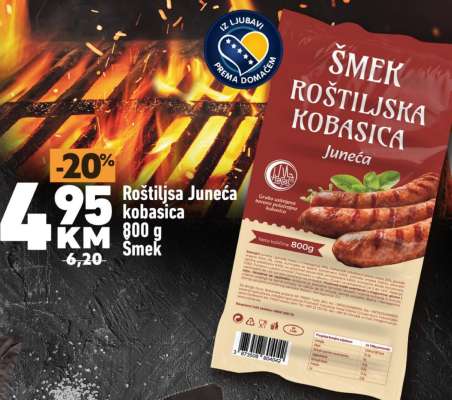 Roštiljska juneća kobasica