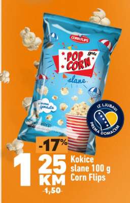 Kokice slane 100 g Corn Flips