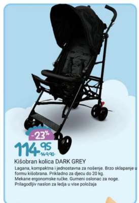 Kišobran kolica DARK GREY