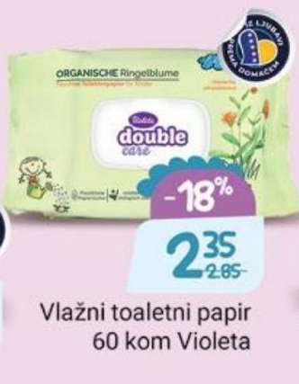 Vlažni toaletni papir 60 kom Violeta