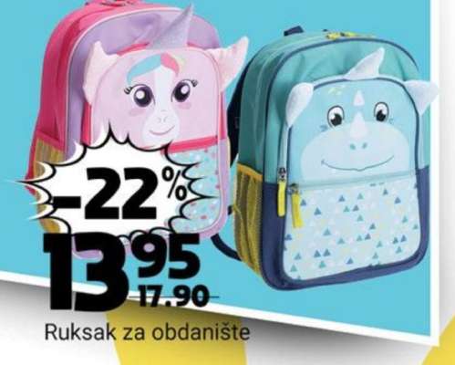 Ruksak za obdanište