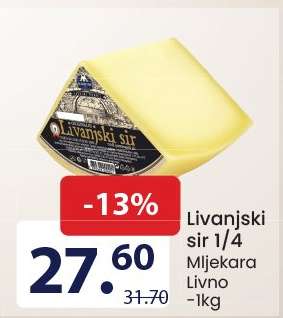 Livanjski sir 1/4