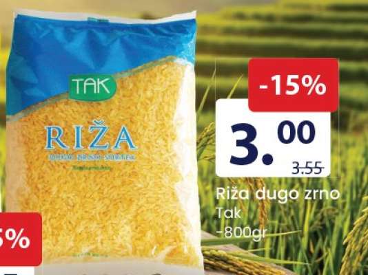 Riža dugo zrno
