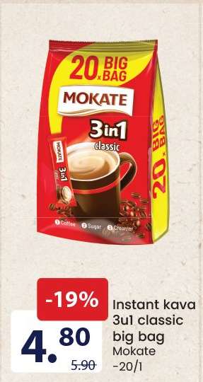 Instant kava 3u1 classic big bag Mokate