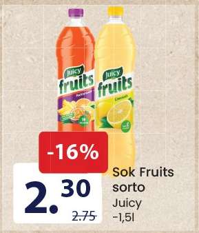 Sok Fruits sorto