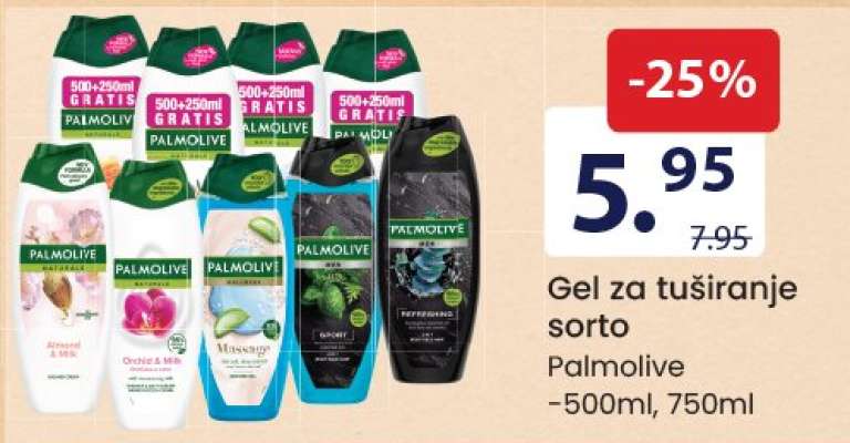 Gel za tuširanje sorto
