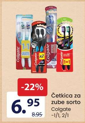 Četkica za zube sorto Colgate