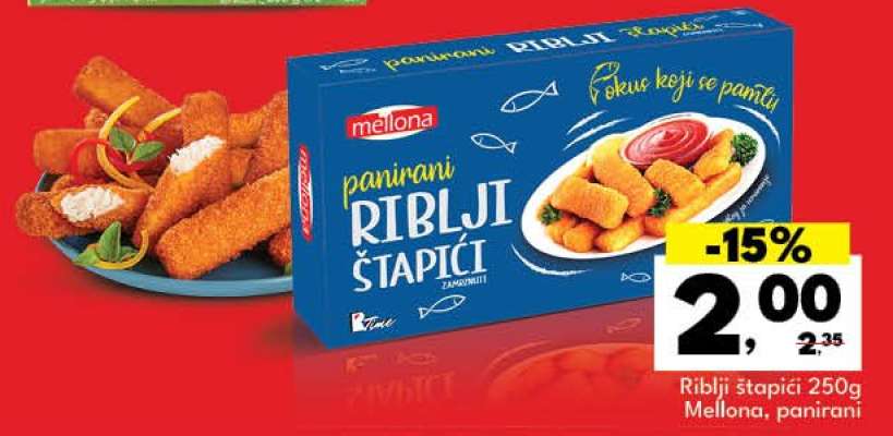 Riblji štapići 250g