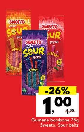 Sweeto, Sour belts