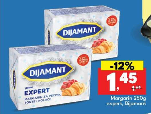 Margarin 250g expert, Dijamant