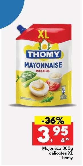 Majoneza 380g delicates XL Thomy