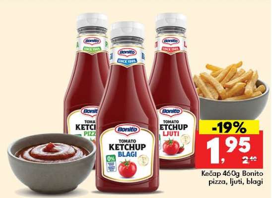 Kečap 460g Bonito