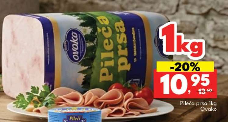 Pileća prsa 1kg Ovako