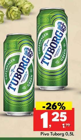 Pivo Tuborg 0,5l