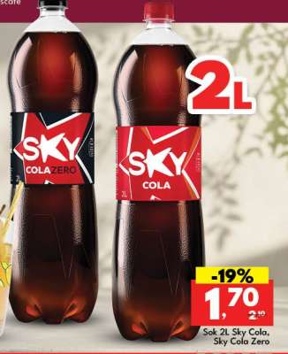 Sok 2L Sky Cola, Sky Cola Zero