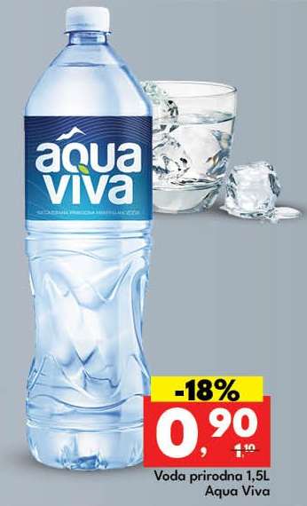 Voda prirodna 1,5L Aqua Viva