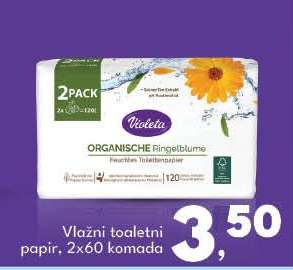 Violeta Vlažni toaletni papir