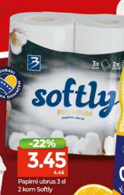 Softly Premium Papirni ubrus
