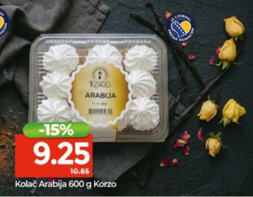 Kolač Arabija 600 g Korzo