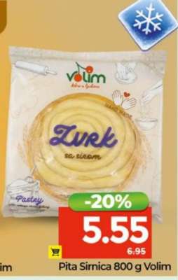 Pita Sirnica 800 g Volim