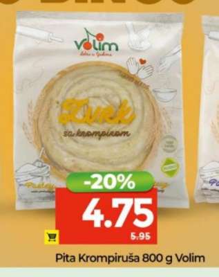 Pita Krompiruša 800 g Volim