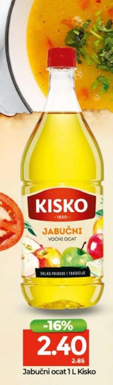 Jabučni ocat 1 L Kisko