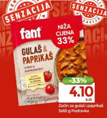 Začin za gulaš i paprikaš