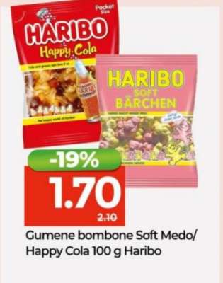 Gumene bombone Soft Medo/Happy Cola 100 g Haribo