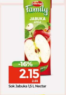 Sok Jabuka 1,5 L, Nectar