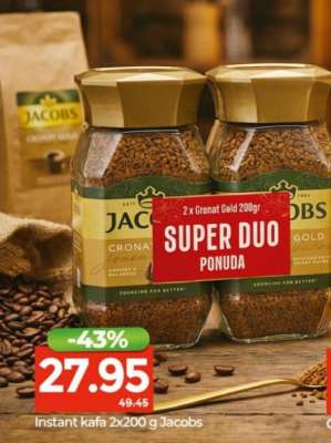 Instant kafa 2x200 g Jacobs