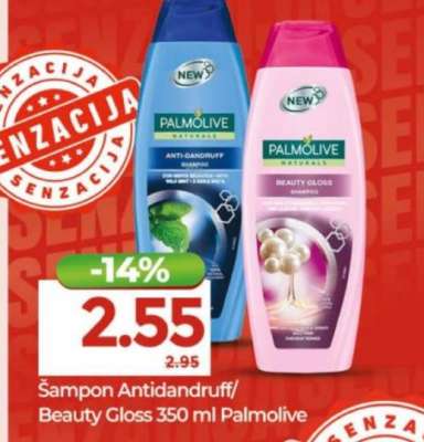 Šampon Antidandruff/Beauty gloss 350 ml Palmolive
