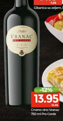 Crveno vino Vranac