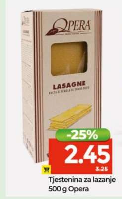 Tjestenina za lazanje