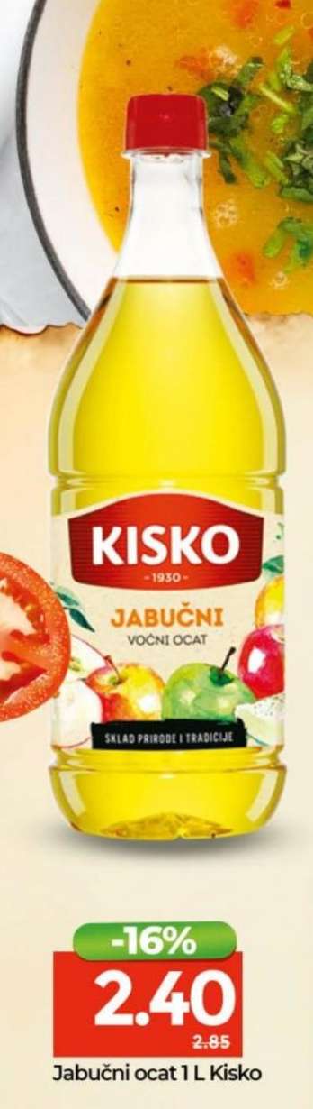 Jabučni ocat 1 L Kisko