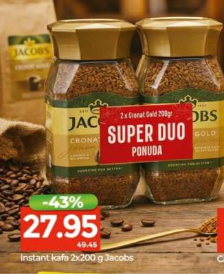 Instant kafa 2x200 g Jacobs