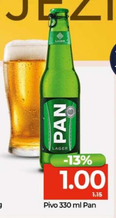 Pivo 330 ml Pan