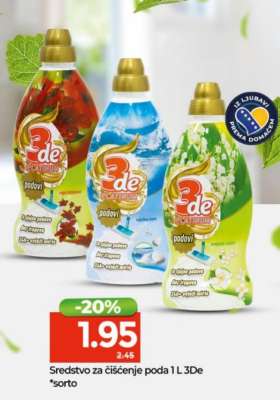 Sredstvo za čišćenje poda 1 L 3De