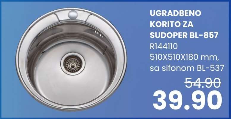 UGRADBENO KORITO ZA SUDOPER BL-857