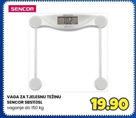 VAGA ZA TJELESNU TEŽINU SENCOR SBS113SL