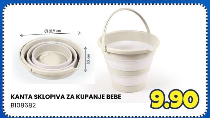 KANTA SKLOPIVA ZA KUPANJE BEBE